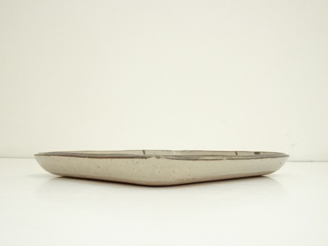 道具 ] - 道具 幸兵衛窯造 桔梗文四方皿（共箱） | ネット